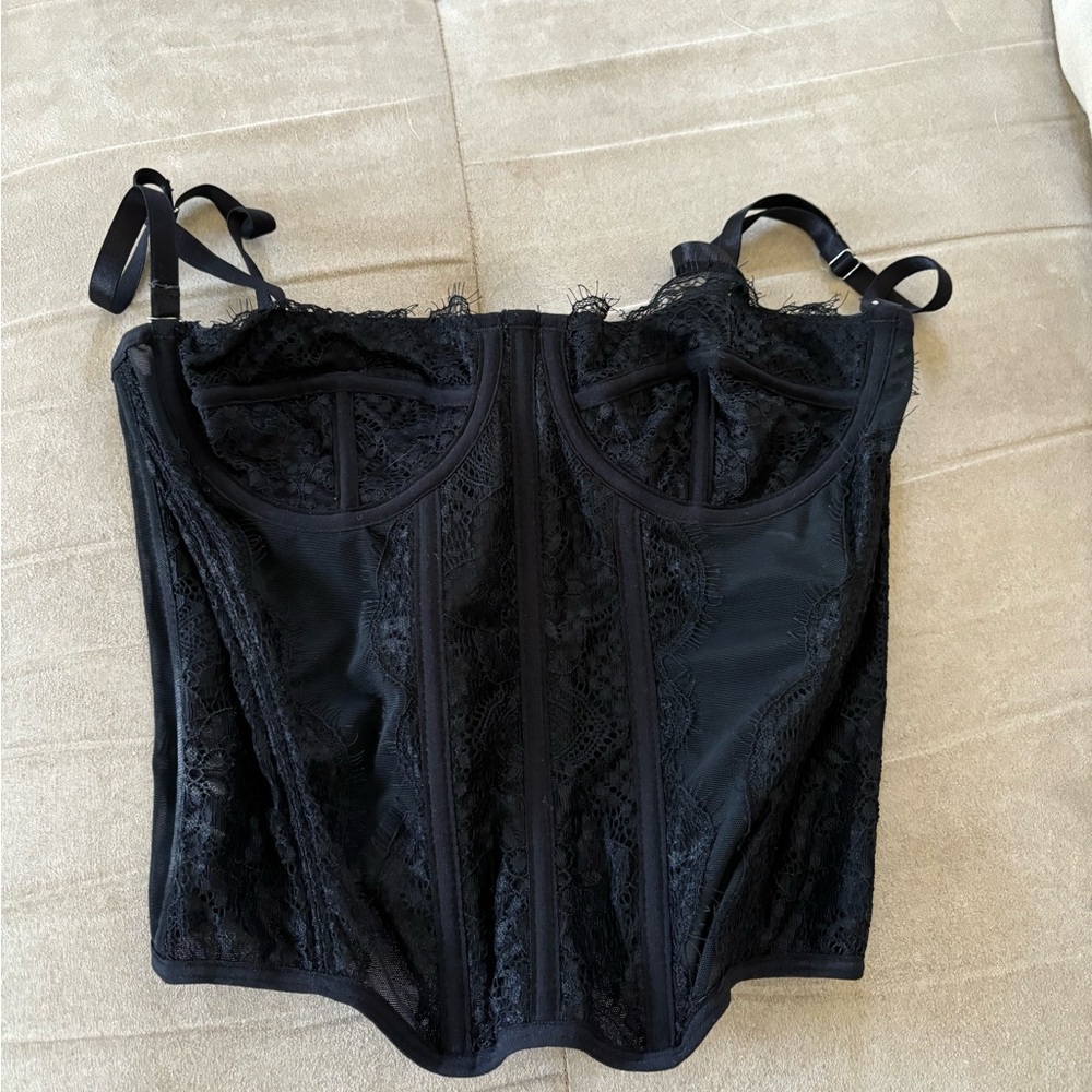 Black corset top